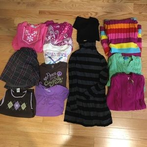 Girls clothes size 7-8.lot of 12